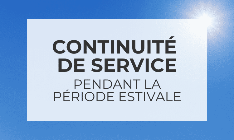 PERMANENCE ESTIVALE